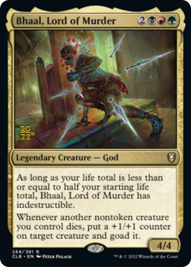 Image for Bhaal, Lord of Murder (268) [Prerelease Cards] - Magic: The Gathering