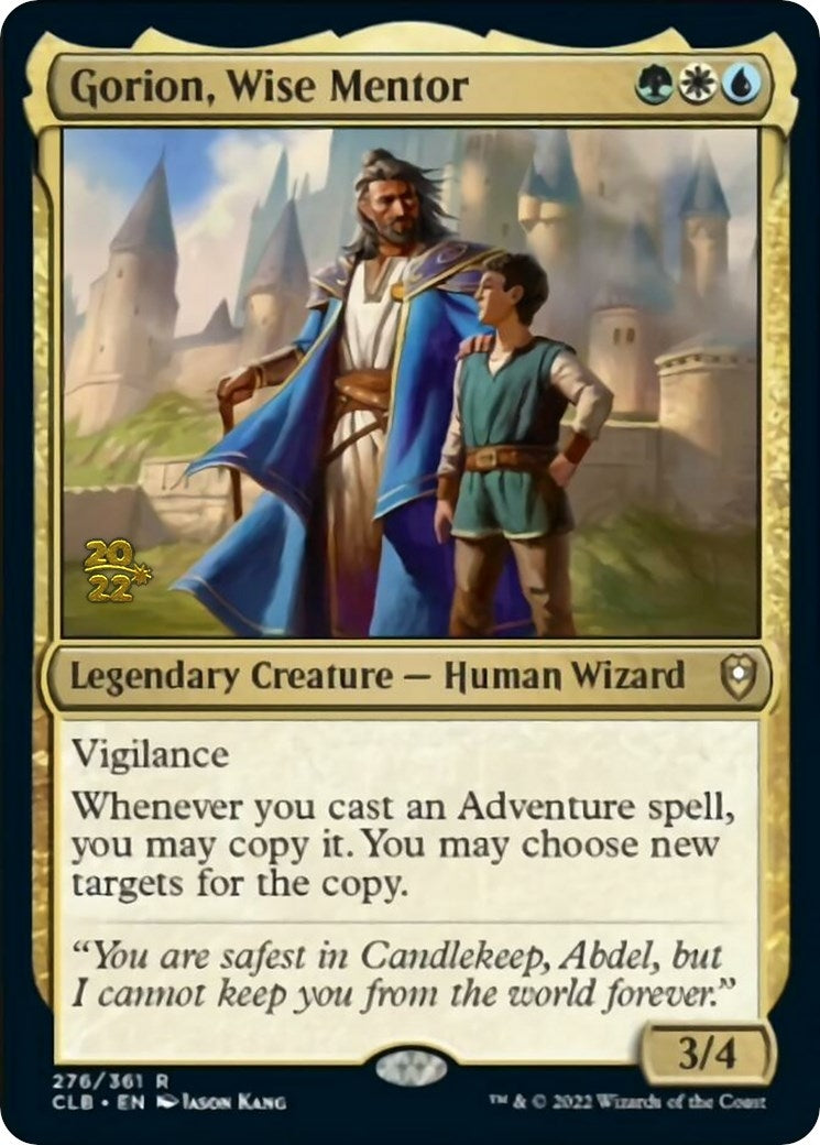 Image for Gorion, Wise Mentor (276) [Prerelease Cards] - Magic: The Gathering