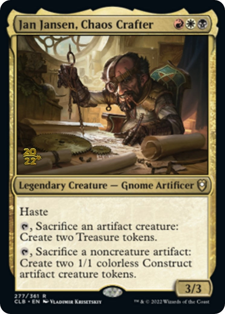 Image for Jan Jansen, Chaos Crafter (277) [Prerelease Cards] - Magic: The Gathering