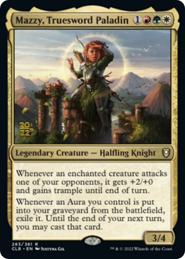 Image for Mazzy, Truesword Paladin (283) [Prerelease Cards] - Magic: The Gathering