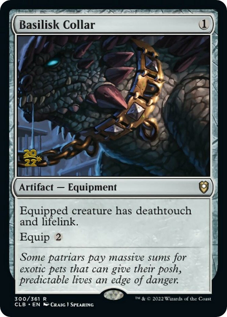 Image for Basilisk Collar (300) [Prerelease Cards] - Magic: The Gathering