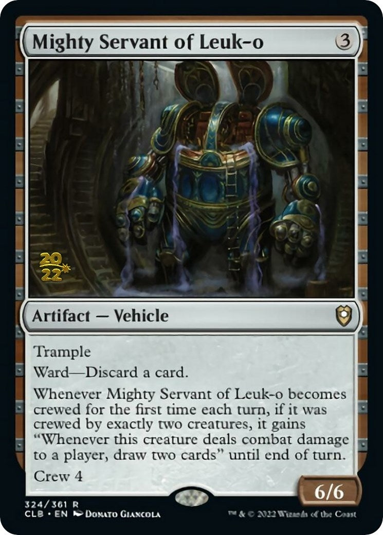 Image for Mighty Servant of Leuk-o (324) [Prerelease Cards] - Magic: The Gathering