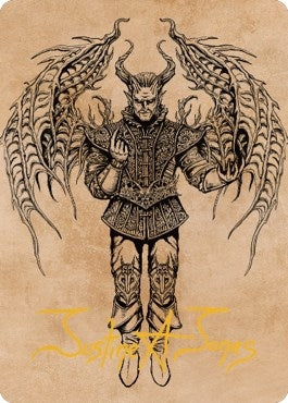 Image for Raphael, Fiendish Savior Art Card (75/81) (Gold-Stamped Signature) (75) [Commander Legends: Battle for Baldur's Gate] - Magic: The Gathering