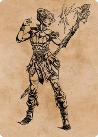 Image for Neera, Wild Mage Art Card (74) [Commander Legends: Battle for Baldur's Gate] - Magic: The Gathering