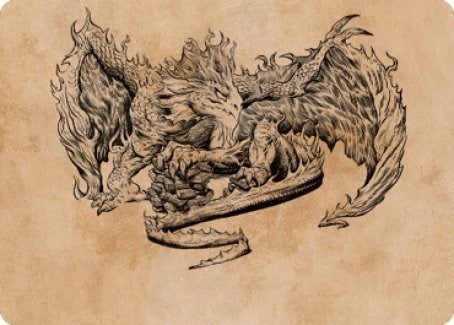 Image for Miirym, Sentinel Wyrm Art Card (71) [Commander Legends: Battle for Baldur's Gate] - Magic: The Gathering