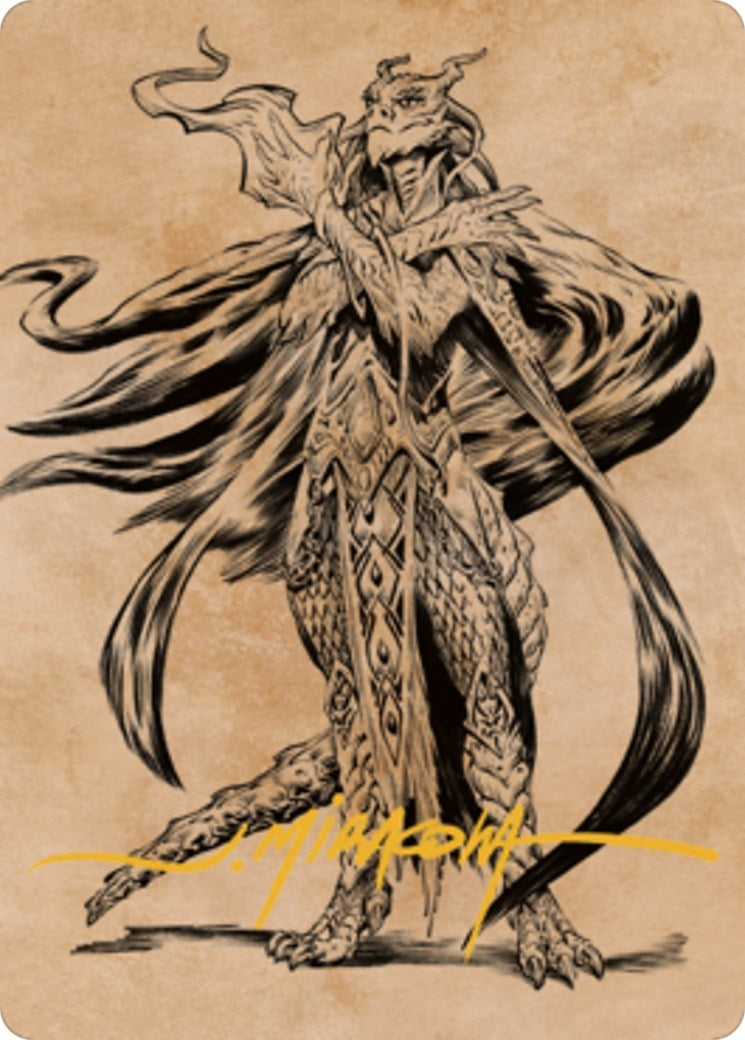 Image for Lozhan, Dragons' Legacy Art Card (Gold-Stamped Signature) (69) [Commander Legends: Battle for Baldur's Gate] - Magic: The Gathering