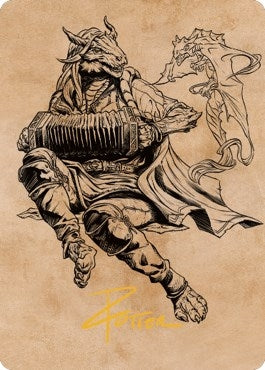 Image for Korlessa, Scale Singer Art Card (Gold-Stamped Signature) (68) [Commander Legends: Battle for Baldur's Gate] - Magic: The Gathering