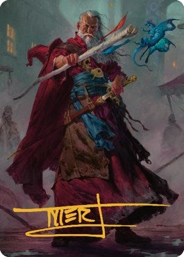 Image for Elminster Art Card (64/81) (Gold-Stamped Signature) (64) [Commander Legends: Battle for Baldur's Gate] - Magic: The Gathering