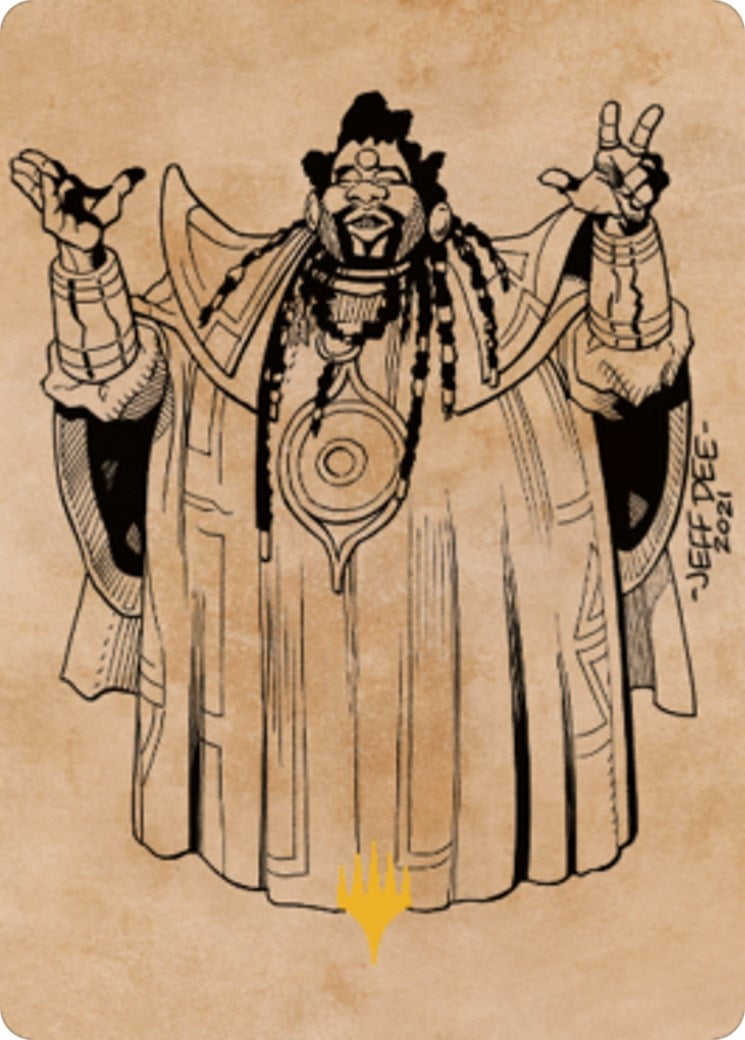 Image for Alaundo the Seer Art Card (Gold-Stamped) (61) [Commander Legends: Battle for Baldur's Gate] - Magic: The Gathering