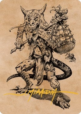 Image for Taunting Kobold Art Card (Gold-Stamped Signature) (57) [Commander Legends: Battle for Baldur's Gate] - Magic: The Gathering