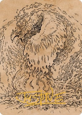 Image for Nemesis Phoenix Art Card (Gold-Stamped Signature) (56) [Commander Legends: Battle for Baldur's Gate] - Magic: The Gathering