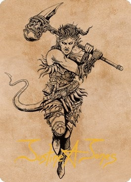 Image for Karlach, Fury of Avernus Art Card (54/81) (Gold-Stamped Signature) (54) [Commander Legends: Battle for Baldur's Gate] - Magic: The Gathering