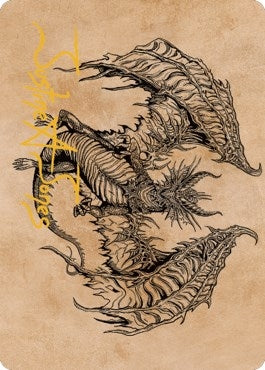 Image for Ganax, Astral Hunter Art Card (Gold-Stamped Signature) (53) [Commander Legends: Battle for Baldur's Gate] - Magic: The Gathering