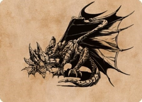 Ancient Copper Dragon Art Card (52/81) (52) [Art Series: Commander Legends: Battle for Baldur's Gate]