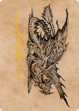 Image for Ancient Brass Dragon Art Card (49/81) (Gold-Stamped Signature) (49) [Commander Legends: Battle for Baldur's Gate] - Magic: The Gathering