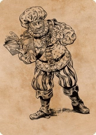Image for Volo, Itinerant Scholar Art Card (48) [Commander Legends: Battle for Baldur's Gate] - Magic: The Gathering