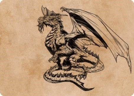 Image for Ancient Silver Dragon Art Card (47/81) (47) [Commander Legends: Battle for Baldur's Gate] - Magic: The Gathering