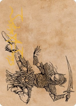 Image for Lae'zel, Vlaakith's Champion Art Card (Gold-Stamped Signature) (45) [Commander Legends: Battle for Baldur's Gate] - Magic: The Gathering