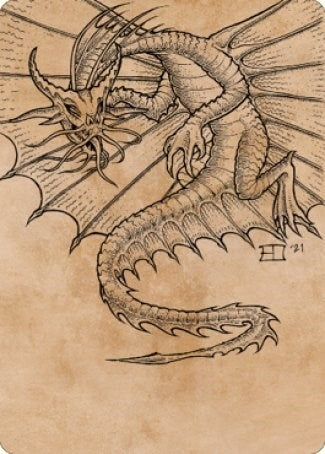 Image for Ancient Gold Dragon Art Card (44/81) (44) [Commander Legends: Battle for Baldur's Gate] - Magic: The Gathering