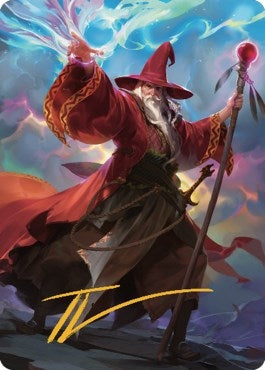 Image for Elminster Art Card (36/81) (Gold-Stamped Signature) (36) [Commander Legends: Battle for Baldur's Gate] - Magic: The Gathering