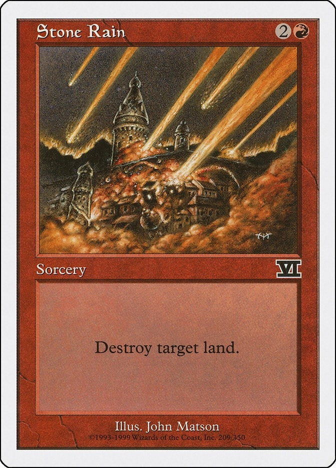 Image for Stone Rain (209) [Classic Sixth Edition] - Magic: The Gathering