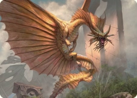 Image for Ancient Gold Dragon Art Card (28/81) (28) [Commander Legends: Battle for Baldur's Gate] - Magic: The Gathering
