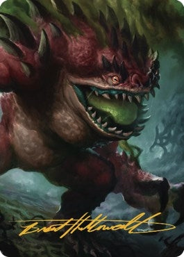 Image for Hezrou Art Card (Gold-Stamped Signature) (17) [Commander Legends: Battle for Baldur's Gate] - Magic: The Gathering