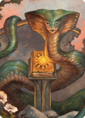 Image for Guardian Naga Art Card (16) [Commander Legends: Battle for Baldur's Gate] - Magic: The Gathering