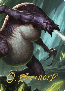 Image for Ettercap Art Card (Gold-Stamped Signature) (14) [Commander Legends: Battle for Baldur's Gate] - Magic: The Gathering
