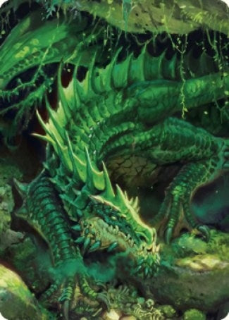 Image for Adult Green Dragon Art Card (1) [Commander Legends: Battle for Baldur's Gate] - Magic: The Gathering