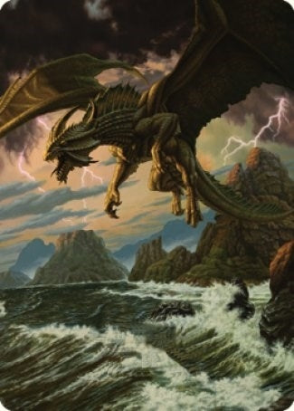 Image for Ancient Bronze Dragon Art Card (3/81) (3) [Commander Legends: Battle for Baldur's Gate] - Magic: The Gathering