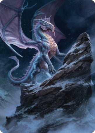 Image for Ancient Silver Dragon Art Card (6/81) (6) [Commander Legends: Battle for Baldur's Gate] - Magic: The Gathering