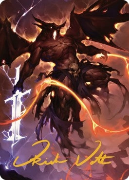 Image for Balor Art Card (Gold-Stamped Signature) (7) [Commander Legends: Battle for Baldur's Gate] - Magic: The Gathering