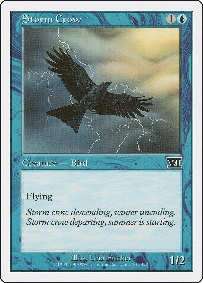 Image for Storm Crow (101) [Classic Sixth Edition] - Magic: The Gathering