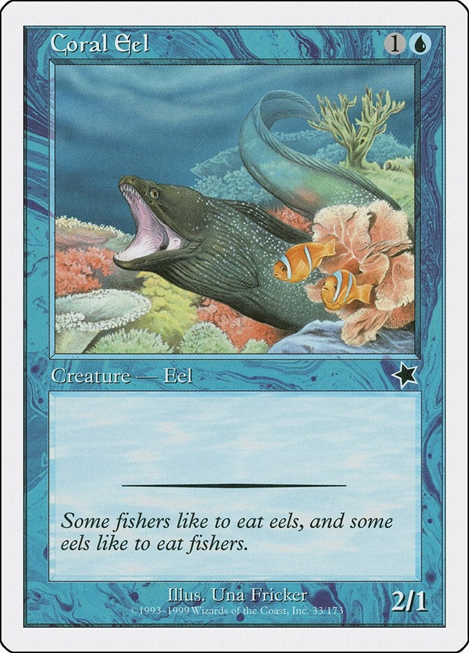 Image for Coral Eel (33) [Starter 1999] - Magic: The Gathering