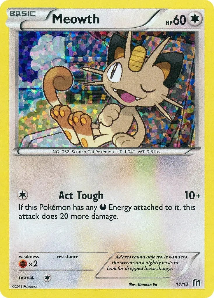 Image for Meowth (011/012) [McDonald's Promos 2016] - Pokemon