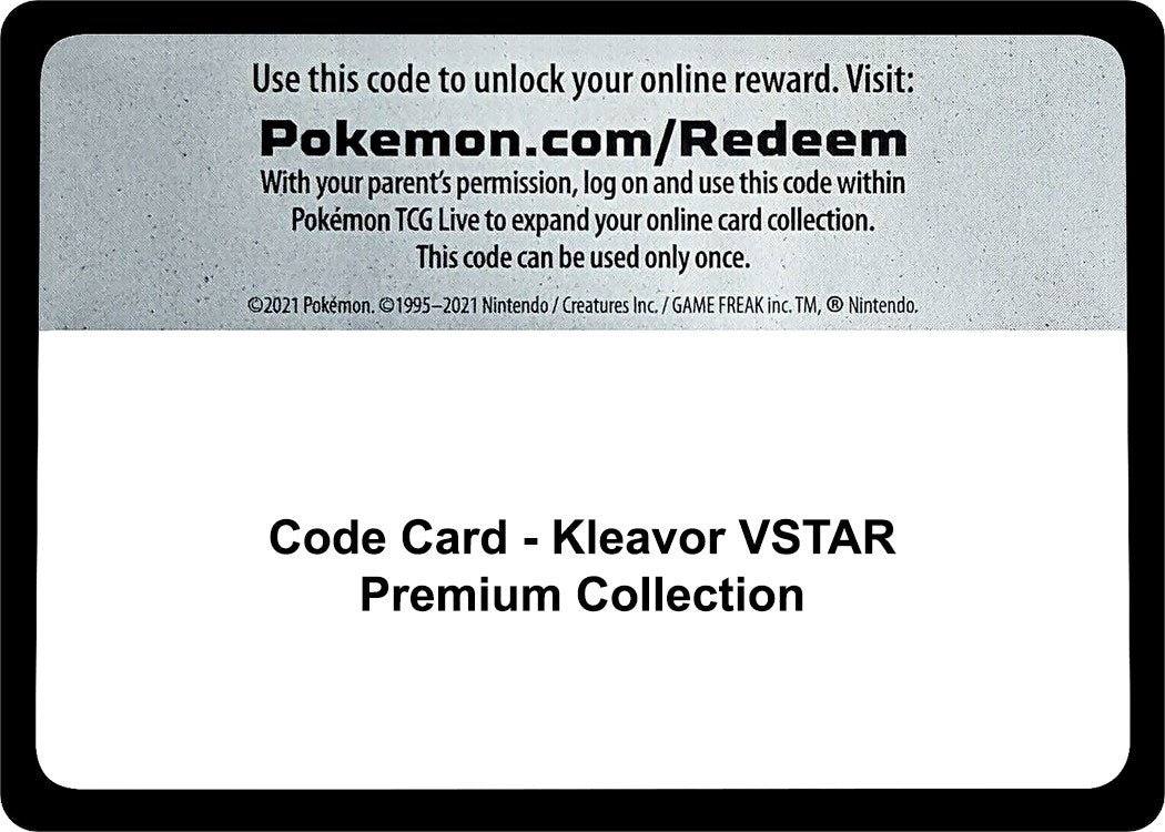 Image for Code Card - Kleavor VSTAR Premium Collection [Miscellaneous Cards & Products] - Pokemon