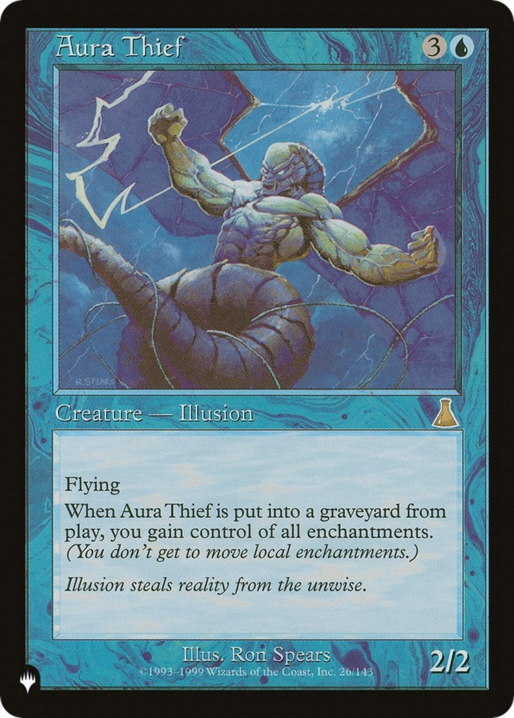 Image for Aura Thief (26/143) [The List Reprints] - Magic: The Gathering