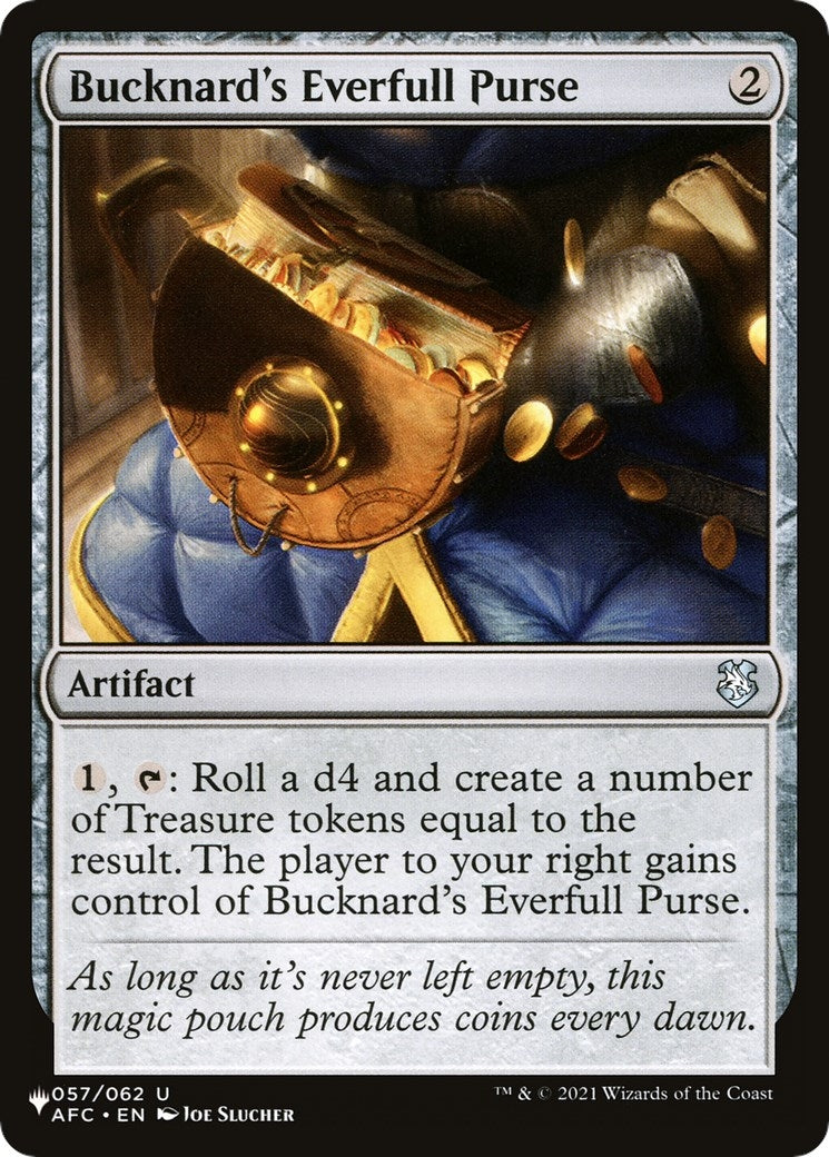 Image for Bucknard's Everfull Purse (057/062) [The List Reprints] - Magic: The Gathering