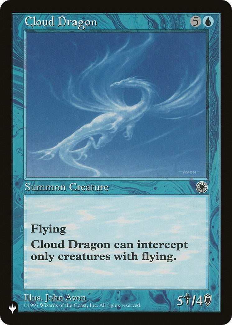 Image for Cloud Dragon [The List Reprints] - Magic: The Gathering