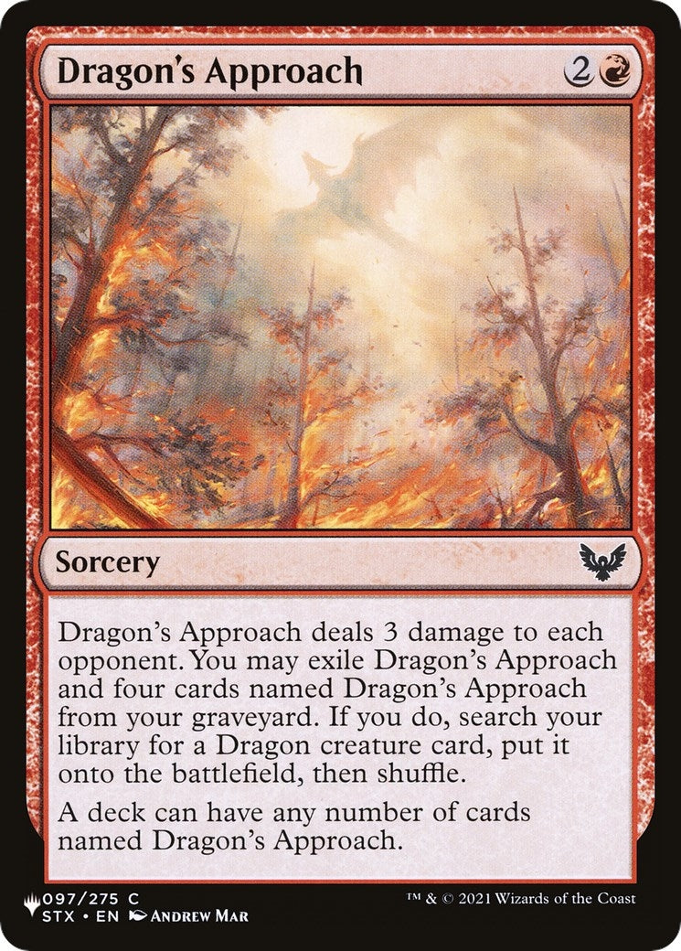 Image for Dragon's Approach (097/275) [The List Reprints] - Magic: The Gathering