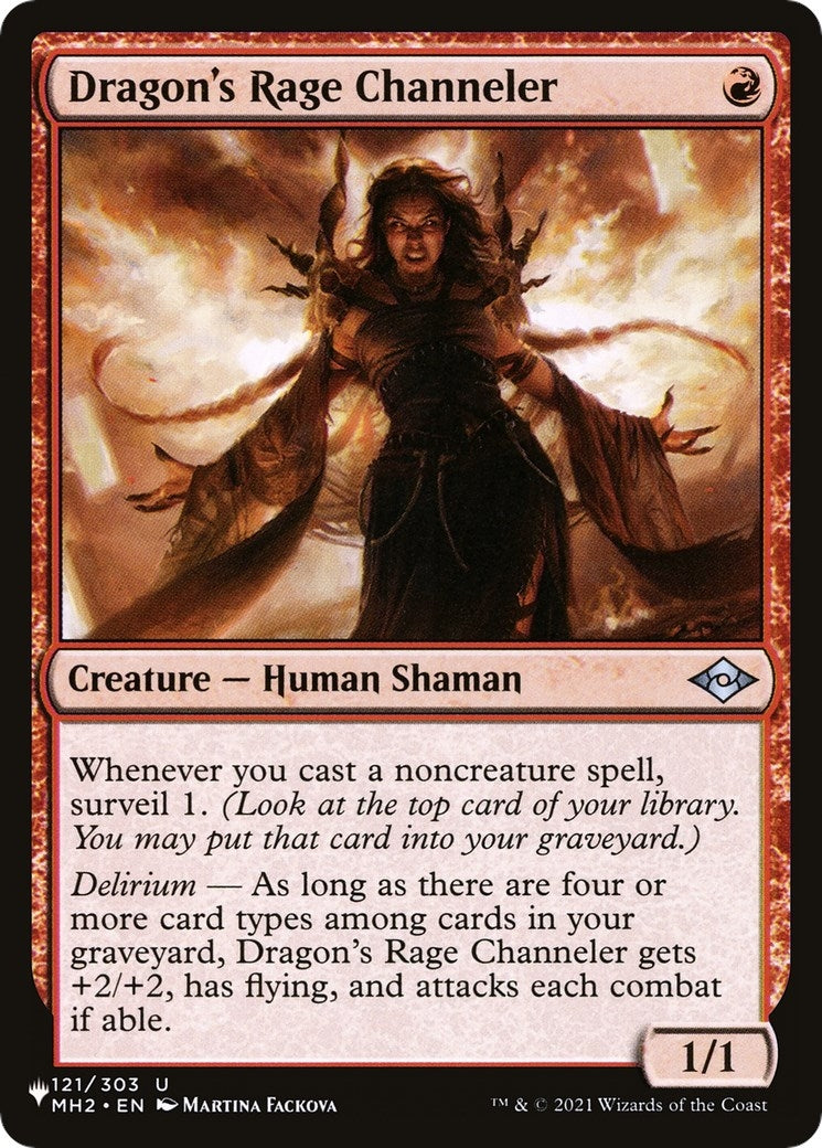 Image for Dragon's Rage Channeler (121/303) [The List Reprints] - Magic: The Gathering