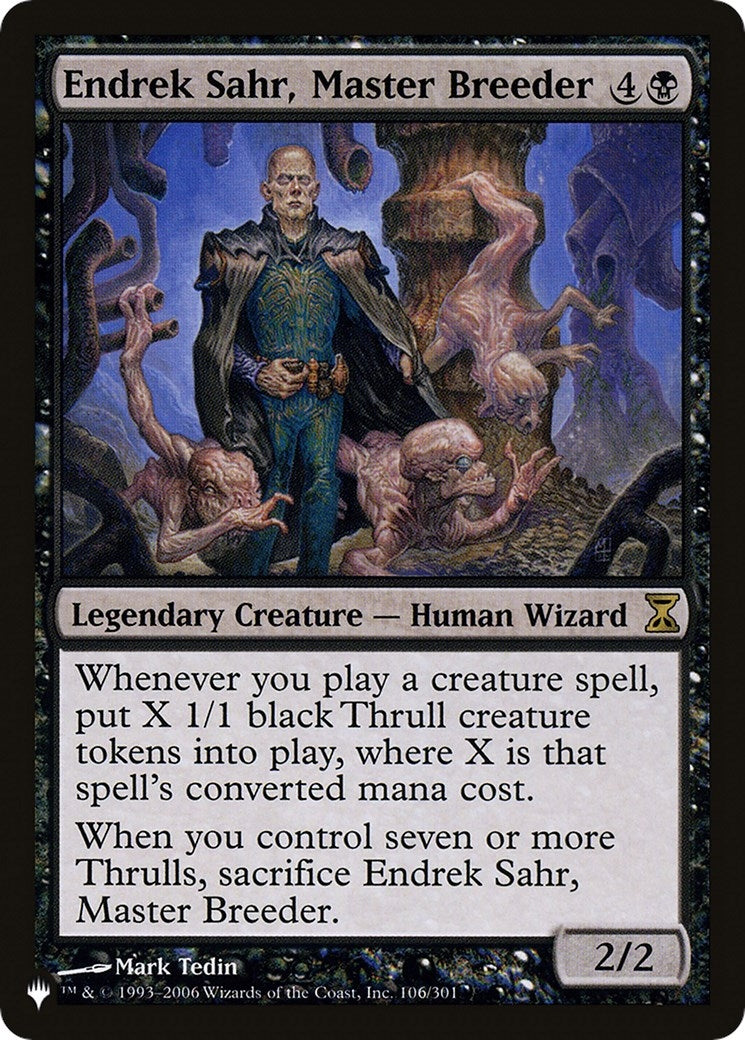 Image for Endrek Sahr, Master Breeder (106/301) [The List Reprints] - Magic: The Gathering