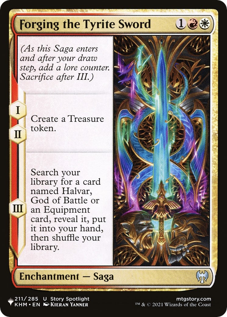 Image for Forging the Tyrite Sword (211/285) [The List Reprints] - Magic: The Gathering