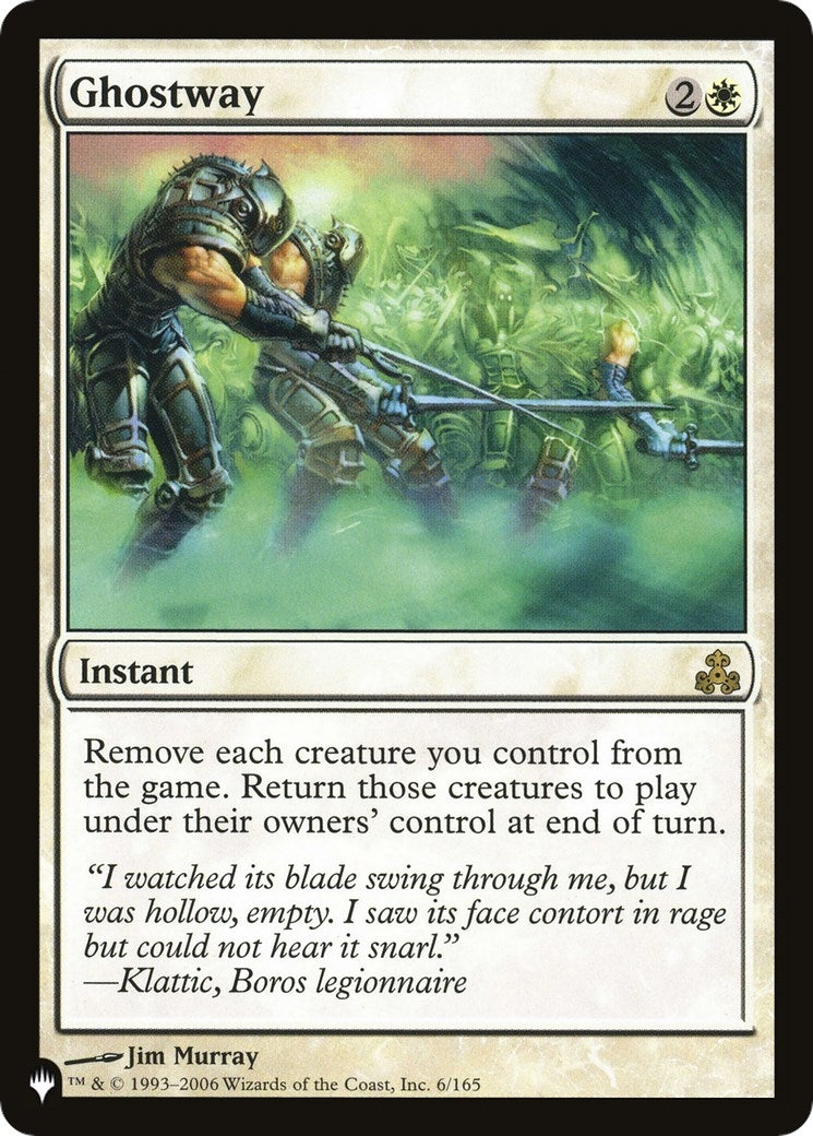 Image for Ghostway (6/165) [The List Reprints] - Magic: The Gathering
