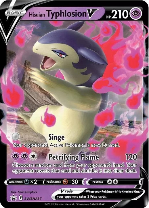 Image for Hisuian Typhlosion V - SWSH237 (SWSH237) [SWSH: Sword & Shield Promo Cards] - Pokemon