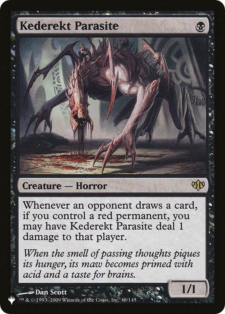 Image for Kederekt Parasite (48/145) [The List Reprints] - Magic: The Gathering