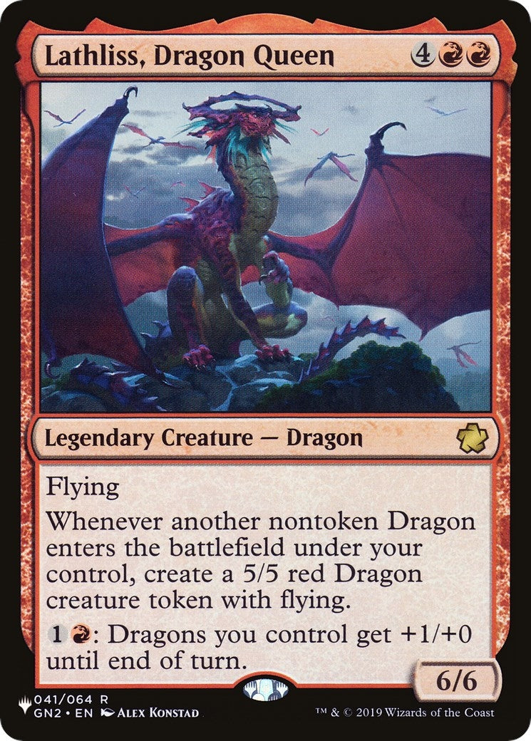 Image for Lathliss, Dragon Queen (041/064) [The List Reprints] - Magic: The Gathering