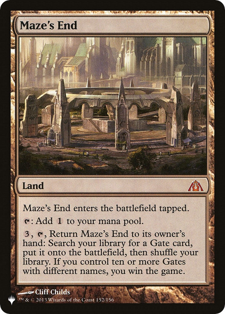 Image for Maze's End (152/156) [The List Reprints] - Magic: The Gathering