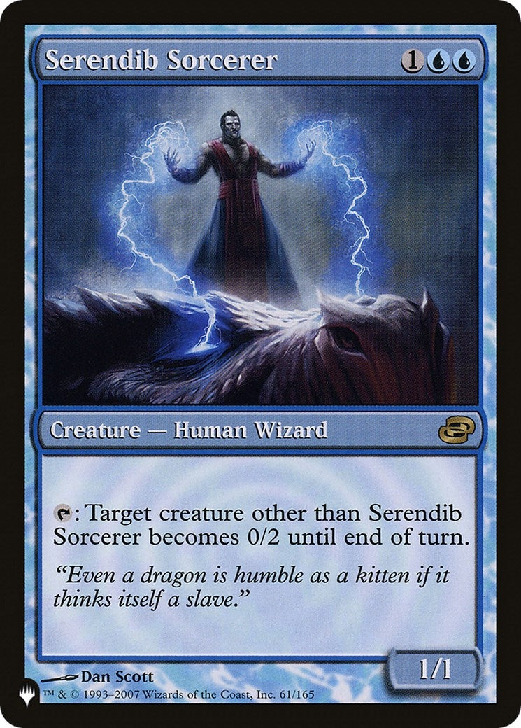 Image for Serendib Sorcerer (61/165) [The List Reprints] - Magic: The Gathering